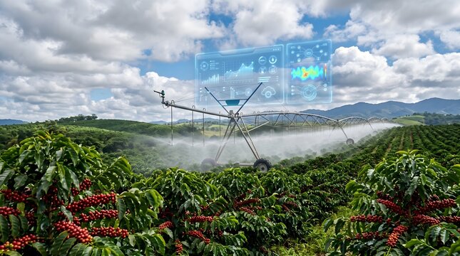 AI Controlled Smart Irrigation in Coffee Plantation.