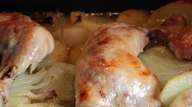 raw chicken on the grill