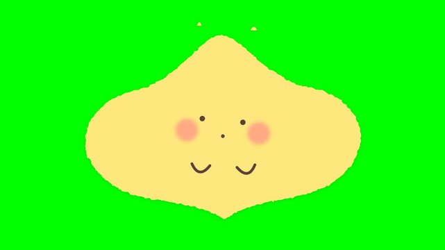 vector illustration of a funny cartoon character