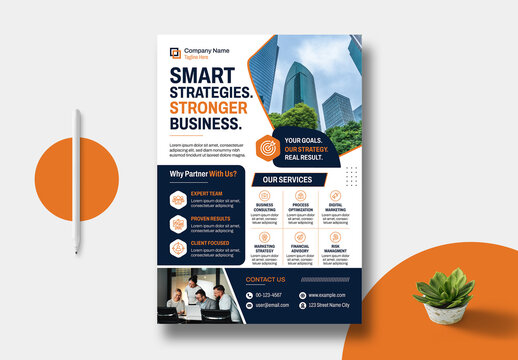 Corporate Flyer Template Layout