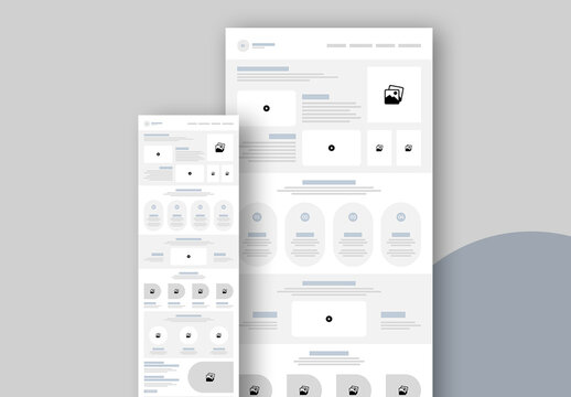 Wireframe Template Layout