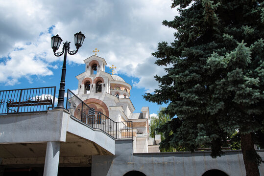 Holy Trinity Church in Gacko, Bosnia and Herzegovina. No people.