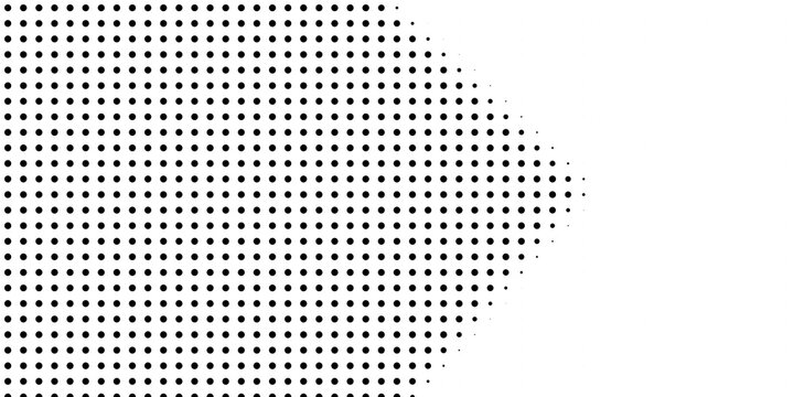 Halftone Dot Corner and Border