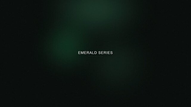 Emerald green light glow in dark atmosphere creates a calm tech mood for branding backgrounds stage lighting and abstract motion design with soft haze