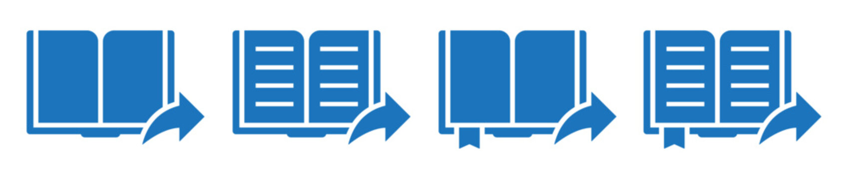 Book share icon. Education share icon illustration