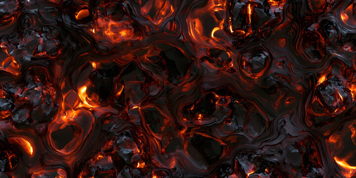 Obsidian Volcanic Glitter Texture