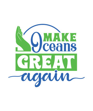 make oceans great again SVG