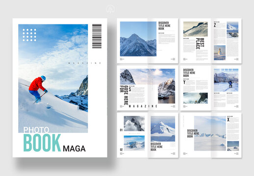 Photo Book Magazine Layout
