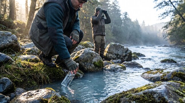 River source sampling for watershed stewardship and conservation