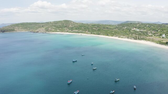 4k Drone Footage - Beautiful Mountains and Beaches near Quy Nhon Vietnam.  