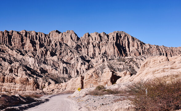 Quebrada de las Flechas Mountain Landscape in Salta, Argentina
