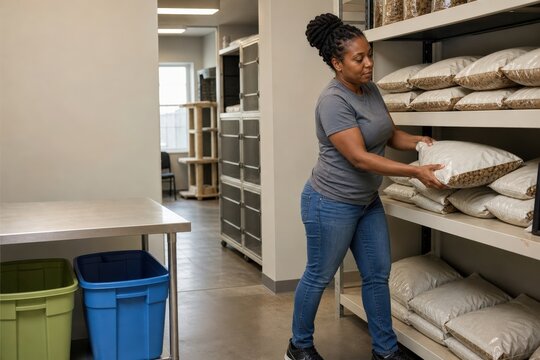 Pet Food Pantry Coordinator Stocks Community