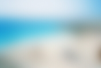 Fototapeta premium A soft abstract gradient blending beige, white, and green hues creates a calm, minimalist background ideal for design, art, or wallpaper use.