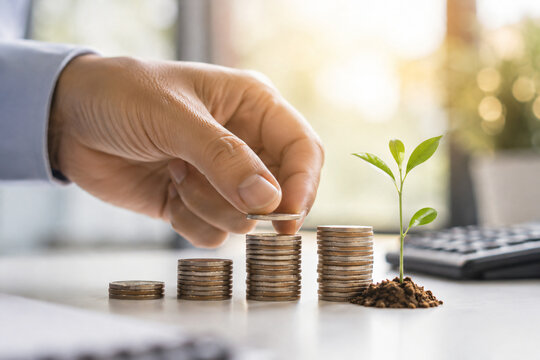 Financial Growth and Investment Concept