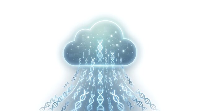 Cloud computing storage for genetic and biological data