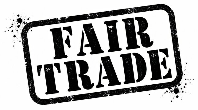 Bold Fair Trade Stamp Sign