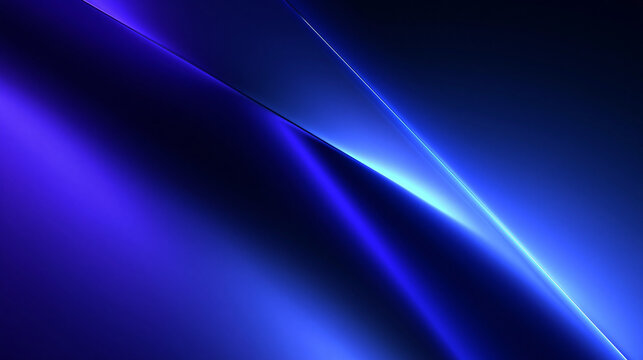 Abstract Glowing Blue Lines Background for Technology