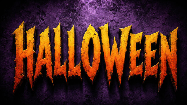 Halloween, Text Effect