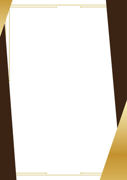 elegant beige gold rectangular element Border Certificate Background with empty space