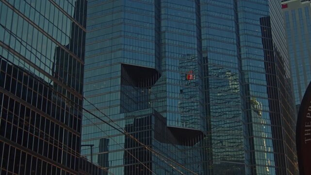 Exploring Toronto's modern skyline during the early evening hours