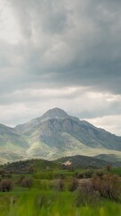 Obraz premium mountains and clouds