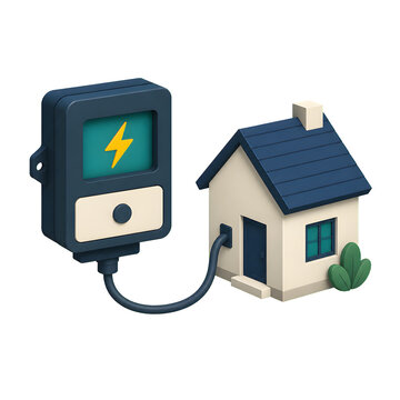 Smart electricity meter monitoring household energy use