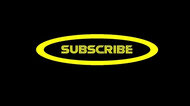 Happy New Year 2027 Subscribe button center Position featuring 2027 and a transparent background for quick and easy placement
