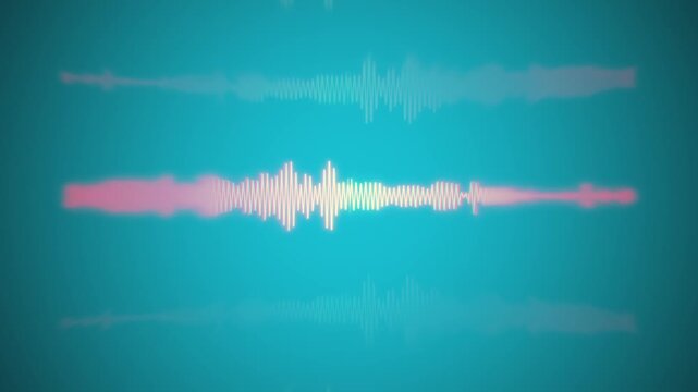 Glitch Audio Graphic Equalizer
Abstract colorful glitch design background with noise graphic equalizer for music and vj loops