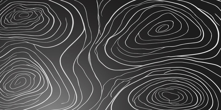 Abstract topographic map contour lines pattern in black and white with topographic abstract geography elevation background geometry cartography landscape navigation minimalist stylized