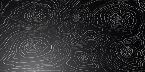 Minimalist topographic contour line flow on dark background with topography abstract minimalist...