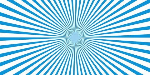 Obraz premium Abstract background with radiating blue and white lines, creating a vibrant and energetic burst effect.