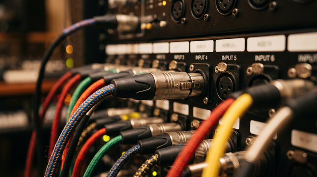 Macro Audio Patch Bay Cables