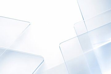 Fototapeta premium abstract blue background with squares