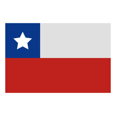 Naklejka premium Chilean flag