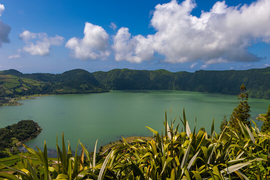 Lagoa das Sete Cidades caldera from Miradouro do Cerrado das Freiras