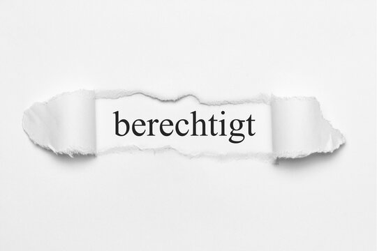 berechtigt