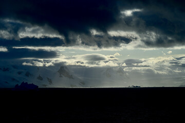 Antarctica from the Drake Passage, now covered mountains © William