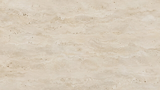 Beige travertine stone texture. Natural travertine background, cream stone marble surface, architectural material, interior design, construction, flooring, wall
