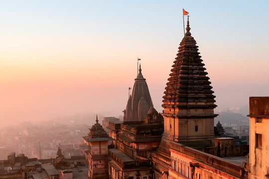 Mahakaleshwar Jyotirlinga Temple in Ujjain at Dawn, India