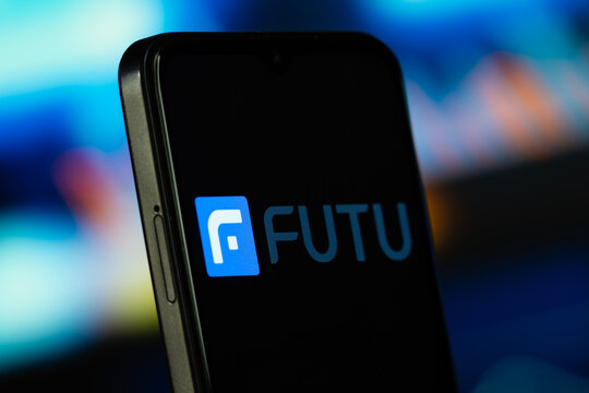 Hong Kong- 8 July 2026: FUTU logo is seen on a smartphone.