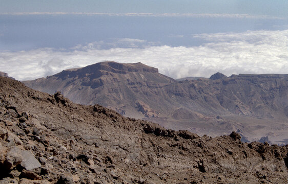 Blick vom Teide auf Teneriffa