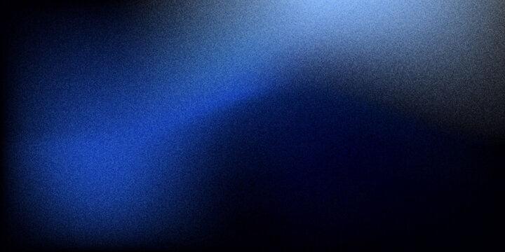Color gradient lights on black background, abstract blue and red grain gradation texture, abstract background vector