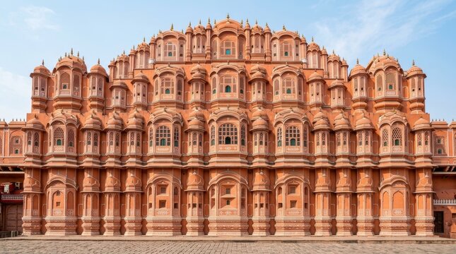 Hawa Mahal Palace of Winds in Jaipur Rajasthan India.