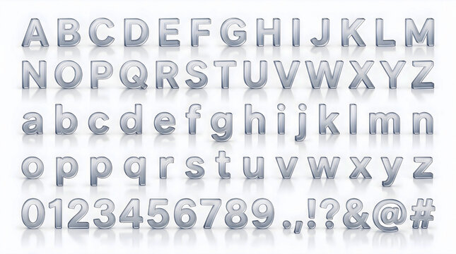 Frosted glass text effect