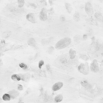 Light gray texture featuring scattered smudged fingerprint impressions fingerprint background abstract evidence forensic distressed material backdrop creative composition