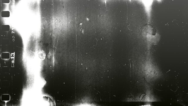 Vintage Old Film Texture Background with Scratches and Dust