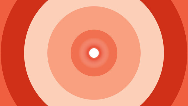 Concentric red circle tunnel background featuring gradient radial rings for modern tech display and abstract visual art.