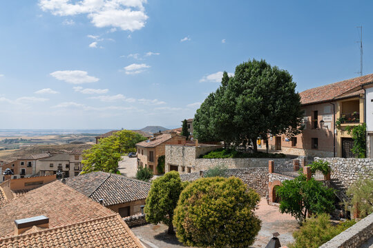 Hita medieval village in guadalajara spain during summer