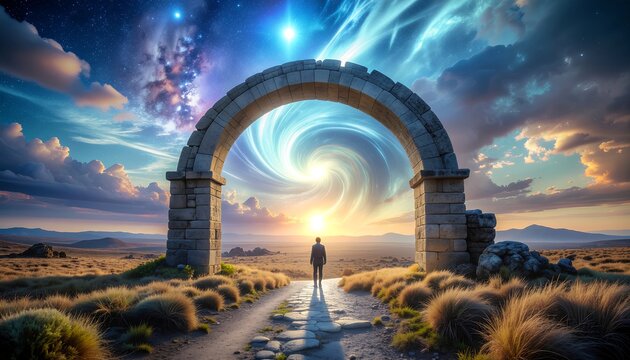 Mystical Stone Archway to Another World.