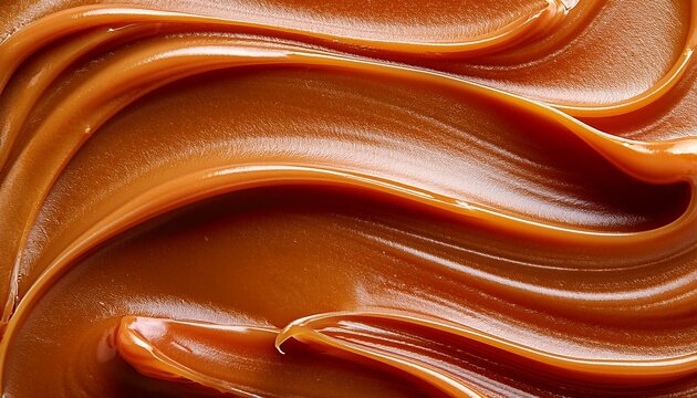 texture of caramel cream